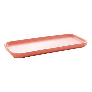 CJ 2 TRAVESSAS PORCELANA NÓRDICA ROSA MATT 31x13x3cm