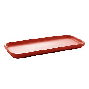 CJ 2 TRAVESSAS PORCELANA NÓRDICA VERMELHO MATT 31x13x3cm