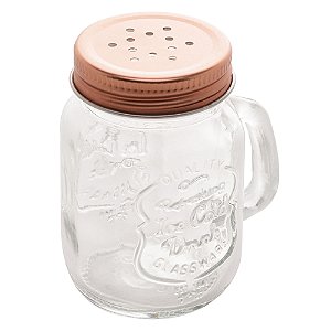 POTE DE VIDRO BOROSSILICATO ROSÉ GOLD 130ml