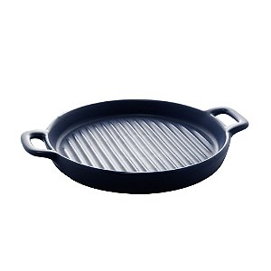 TRAVESSA PORCELANA NÓRDICA AZUL ESCURO MATT 23cm