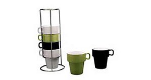 POTE VIDRO BOROSILICATO C/TAMPA DE ACRÍLICO PRETA 300ml