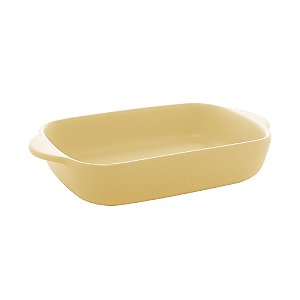 TRAVESSA PORCELANA NÓRDICA AMARELO MATT 23x13x4cm