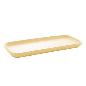 CJ 2 TRAVESSAS PORCELANA NÓRDICA AMARELO MATT 31x13x3cm