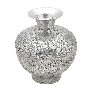 VASO DE ALUMÍNIO MOSAICO ANTIQUE 38X38X44cm