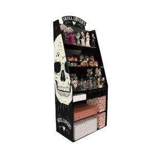 DISPLAY MADEIRA SKULL LOVERS 60x60x170cm