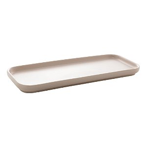 CJ 2 TRAVESSAS PORCELANA NÓRDICA CINZA MATT 31x13x3cm