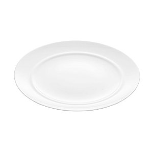 PRATO RASO VIDRO SODO-CÁLCICO TEMPERADO ALEXIE BRANCO 27cm
