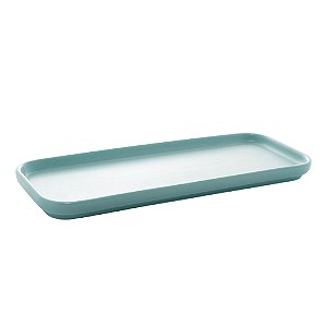 CJ 2 TRAVESSAS PORCELANA NÓRDICA MENTA MATT 31x13x3cm