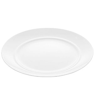 PRATO RASO VIDRO SODO-CÁLCICO TEMPERADO ALEXIE BRANCO 25cm