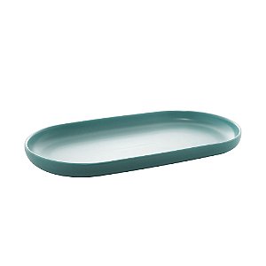 TRAVESSA PORCELANA OVAL NÓRDICA MENTA MATT 30x17x3cm