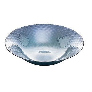 CENTRO MESA DECORATIVO DE VIDRO SODO-CÁLCICO SHIELD 40x9,5cm