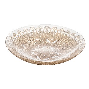 CENTRO MESA DECORATIVO VIDRO SODO-CÁLCICO GOTHIC 40,5x7,5cm