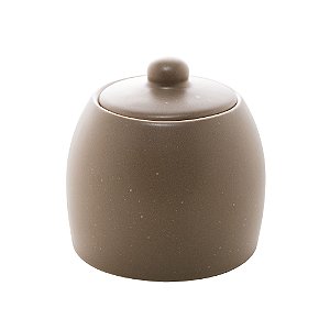 AÇUCAREIRO CERÂMICA GRANILITE CINZA 350ml