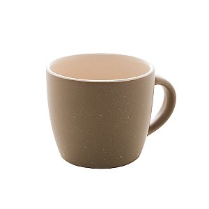 CJ 4 CANECAS CERÂMICA GRANILITE CINZA 115ml