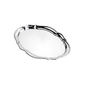 BANDEJA DE ZAMAC SILVER PLATED ESMIRNA 30x20cm