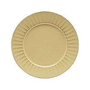 CJ 6 SOUSPLATS DE PLÁSTICO CAIRO BEGE 33cm