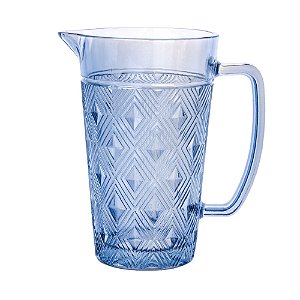 JARRA VIDRO SQUARE AZUL 1l