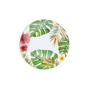 PRATO P/SOBREMESA DE PORCELANA SUPER WHITE 9cm