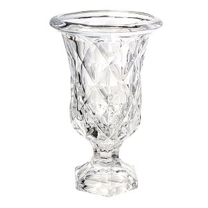 VASO FLORERO BOJUDO CRISTAL ECOLOGICO D18XA29CM