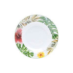 PRATO FUNDO DE PORCELANA SUPER WHITE 20cm