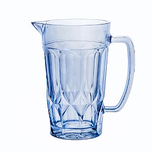 JARRA VIDRO CURVES AZUL 1l