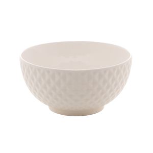BOWL DE PORCELANA NEW BONE DIAMOND BRANCO 15,2x7,2cm
