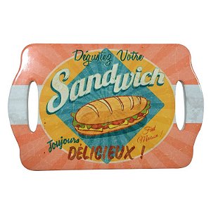 BANDEJA SANDWICH EM CERAMICA L28XP18CM