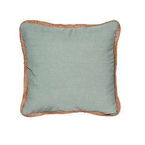 ALMOFADA JUTA EM POLIESTER L45XP45CM COR VERDE