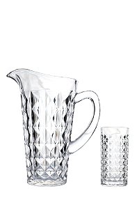 JG REFRESCO AQUAMARIN 7 PECAS CRISTAL ECOLOGICO 1,5L 6X340ML