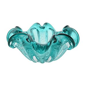 CENTRO DE MESA DE VIDRO ITALY TIFFANY 21x10cm