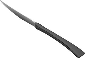 CJ 12 FACAS DE AÇO INOX P/MESA PVD BLACK BERNA