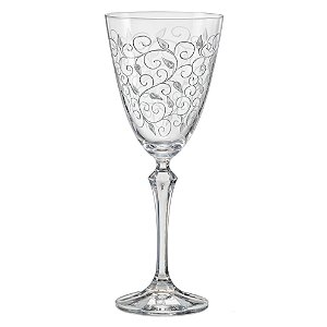 JG 6 TACAS AGUA ELIZABETH CRISTAL ECOLOGICO 350ML 24CM