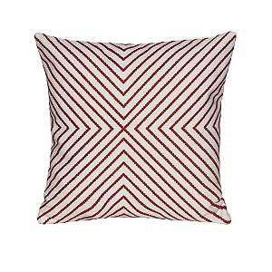 ALMOFADA EM ALGODAO L45XP45CM COR BORDO