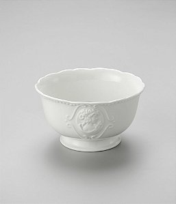 CJ 6 BOWLS DE PORCELANA SUPER WHITE QUEEN 14x7,5cm