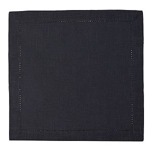 JG DE 2 GUARDANAPOS AJOUR EM ALGODAO L40XP40CM COR CHUMBO