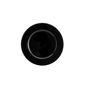 SOUSPLAT DE PLÁSTICO OPALA PRETO 33cm