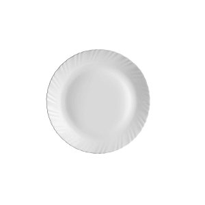 PRATO RASO DE VIDRO OPALINO FESTON 25cm