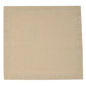 JG DE 2 GUARDANAPOS AJOUR EM ALGODAO L40XP40CM COR BEGE