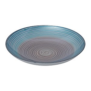 CENTRO DE MESA DE VIDRO NUDE 40x7,5cm