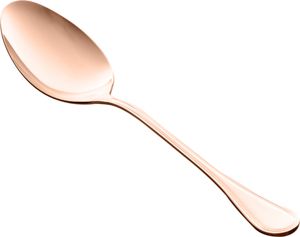 COLHER DE AÇO INOX P/ARROZ PVD ROSÉ GOLD AVALON