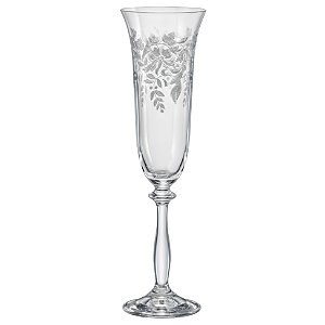 JG 6 TACAS CHAMPANHE EM CRISTAL ECOLOGICO 190ML 24,5CM