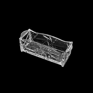 PORTA TALHER DE CRISTAL PRIMA 24,5x9x7,5cm