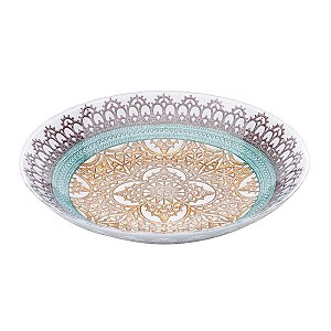 CENTRO DE MESA DE VIDRO GOTHIC 40x7,5cm