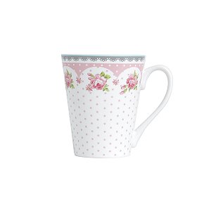 CANECA  PORCELANA NEW BONE ROSE SLIM 340ml C/CAIXA  PRESENTE