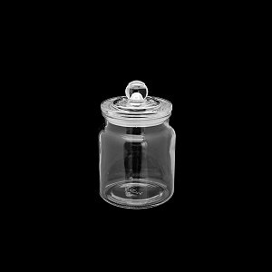 PORTA MANTIMENTO DE VIDRO C/TAMPA DE VIDRO 750ml