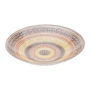 CENTRO DE MESA DE VIDRO ÁFRICA 40x7,5cm