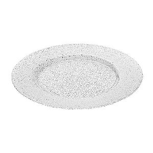 SOUSPLAT DE VIDRO GLAMOUR 33cm