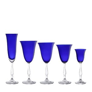 CJ 30 TAÇAS DE CRISTAL ECOLÓGICO ANTIK/FREGATA COBALTO