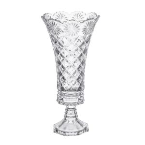 VASO C/PÉ DE CRISTAL DIAMOND STAR