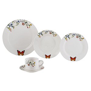 APARELHO DE JANTAR 20PC DE PORCELANA DELICATE
